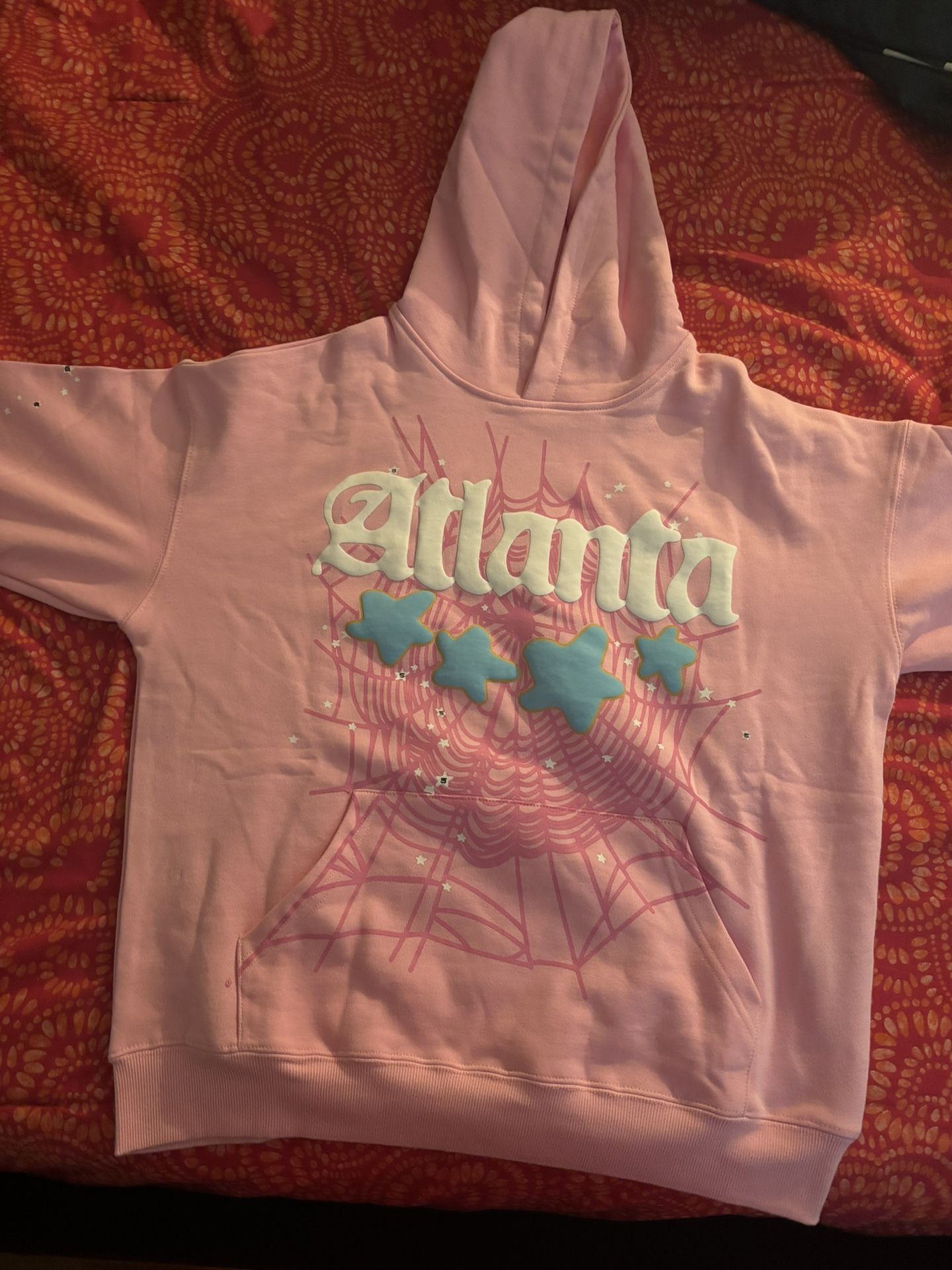 (Pink) Atlanta spider Hoodie (Large) 100% authentic