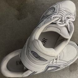 The Christian Dior B30 Shoes in White/Black, Size 10/43 