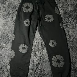 Denim Tear Sweat Pants Size Large 