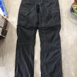 KUHL Womens Gray Cargo Outdoors Hiking Pants Size 2 Short