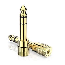 Headphone Adapters Gold Plated Screw On Or Snap On Adaptors 