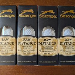 New Slazenger Raw Distance Golf Balls - 12 total
