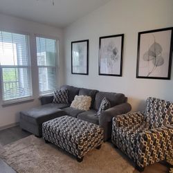 Living Room Set & Wall Framed Pictures Collection 