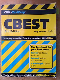 CBEST Cliffs Test Prep 6th Edition Study Guide