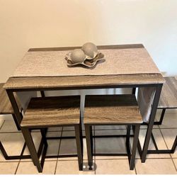 High Table And Chairs 