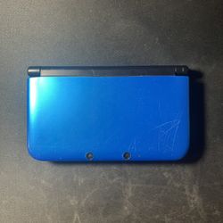 Nintendo 3ds Xl Blue Handheld Console For Parts Only