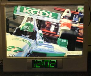 Vintage advertising motion light up digital clock Kool