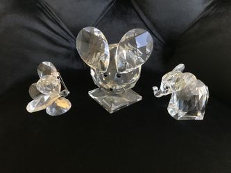 Swarovski Crystal Animal Figurine Set