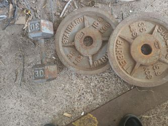 Cast iron weights