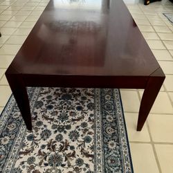 Solid Wood Coffee Table – Rich Cherry Finish – 53”