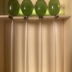 World Market Glass Cocktail Picks