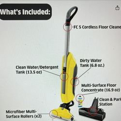 Electric Mop-Sanitize Hard Floor Cleaner Karcher F -5