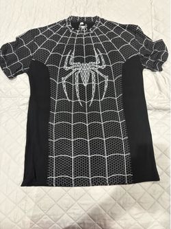 Black spiderman tee XL