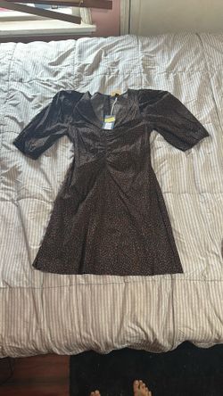 Brown And Black Dress Size 6