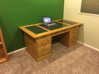 Marble top desk