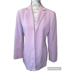 Women Jacket Pea Coat Blazer Lilac Outdoor 