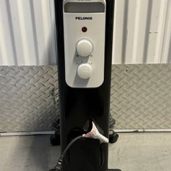 1,500-Watt Oiled-Filled Radiant Electric Space Heater/ Calenton