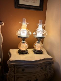 Vintage table lamp 1971 WMC hurricane