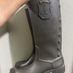 Sam Edelman Ximon Knee High Rain Boots Size 9M 