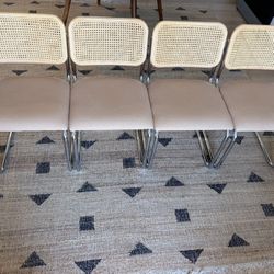 Cesca™ Upholstered Side Chairs by Marcel Breuer for Knoll Studio, Set of 4