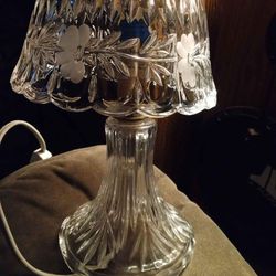 Princess House Crystal Lamp 