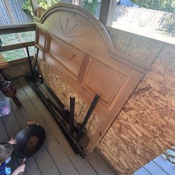 King Or Cali King Bed Frame With Head Board 