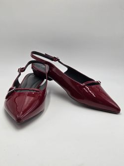Sarto by Franco Sarto
Women's Emma Mary Jane Slingback Shoes (Gothic Red Patent Leather)