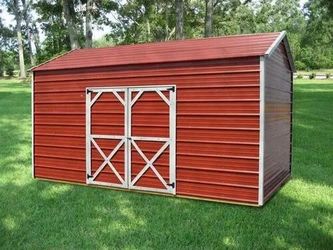 10x16 Derksen Metal Utility Building