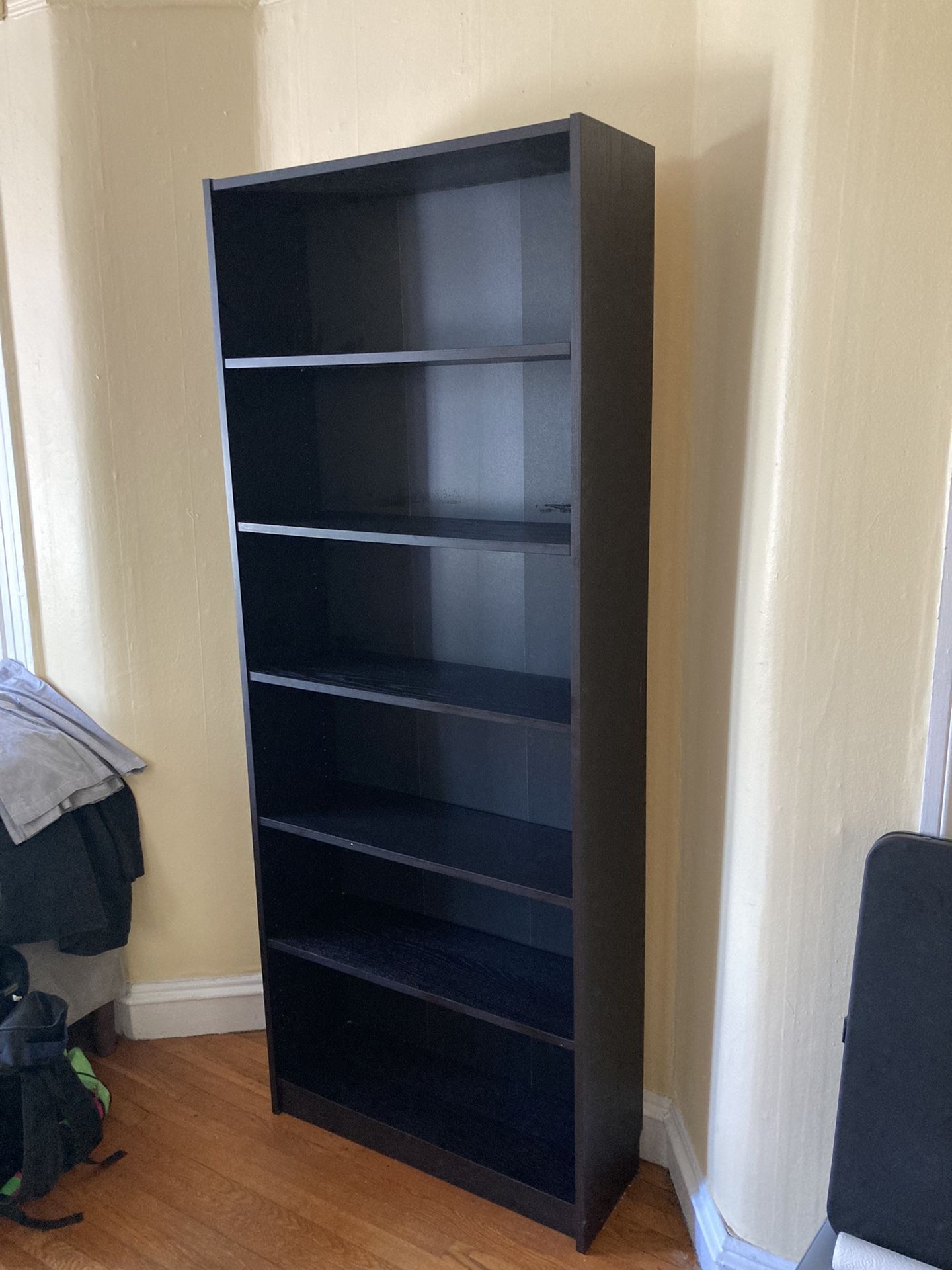 Huge Black Bookshelf