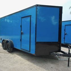 Quality Cargo 7 x 16 Enclosed 7k Cargo Trailer