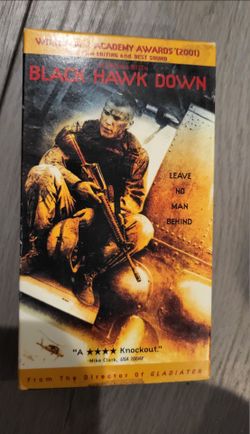 🪖📼 Black Hawk Down VHS – Ridley Scott – Josh Hartnett & Ewan McGregor – Blockbuster Rental