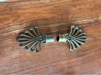 Vintage Curtain Finials - Palmetto Design