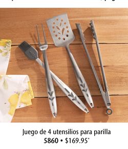 Juego De Utencilios Para Parrilla Princess House🌷🌷$80🌷🌷