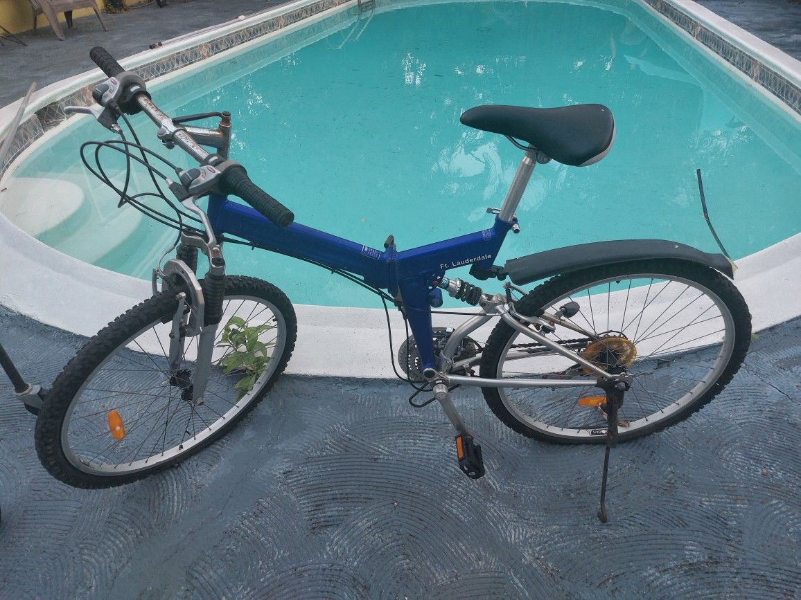 Double Suspension. Folding Frame for Better Storage Mountain Bike.