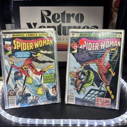 Spider-Woman Vol 1 Issues 21 - 28 30 Marvel Comics 1979 Bags And Board Mix VG