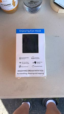 Eye Mask, Grey (Bluetooth)