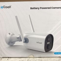 ieGeek Wireless Solar Security Camera with 2K Color Night Vision 