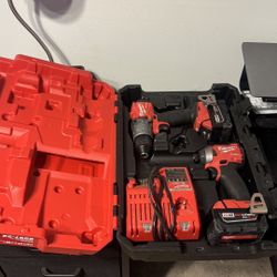 Milwaukee 2997-22 M18 FUEL 18V Drill & Impact Driver Combo Kit With 2 Batteries