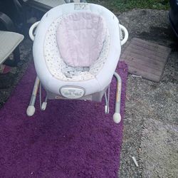 Baby Girl Swing And Bouncer