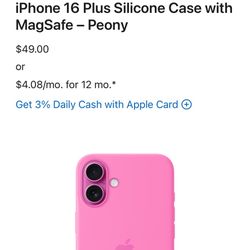 Silicone Case  IPHONE  16 Plus