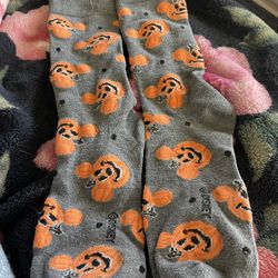 Mickey Halloween Socks 