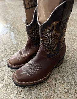 Jhon Davis youth size 7 western cowboy boots