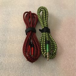 2 Auxiliar Cable Brand New #16 5ft