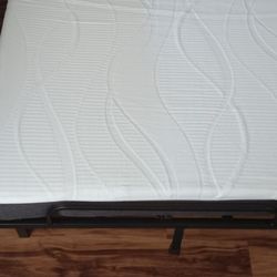 Metal Rollaway Bed Twin Size Whit Foam