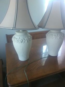 Lamparas ceramica