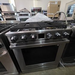 30" DACOR DUAL FUEL RANGE STAINLESS STEEL 