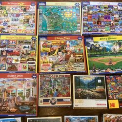 JigSaw puzzles   Used but carefully repackaged