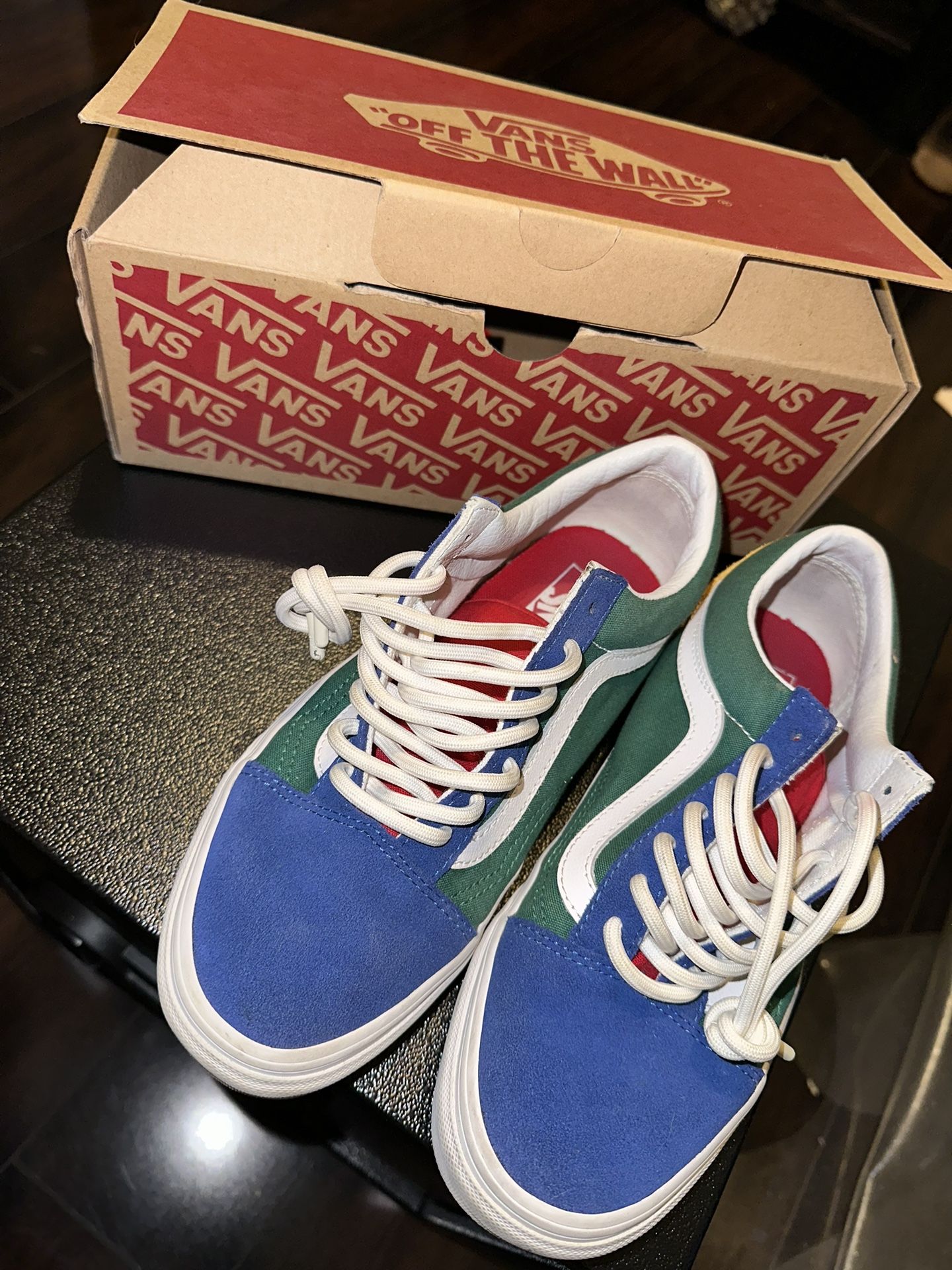 VANS sneakers - Old School / Yacht Club (blue/green) - Size 5