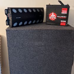 Speakers Amp And Custom Box For CVR 15s