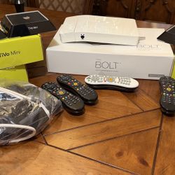 TIVO OTA DVR WITH 5 TIVO MINIS &  REMOTES